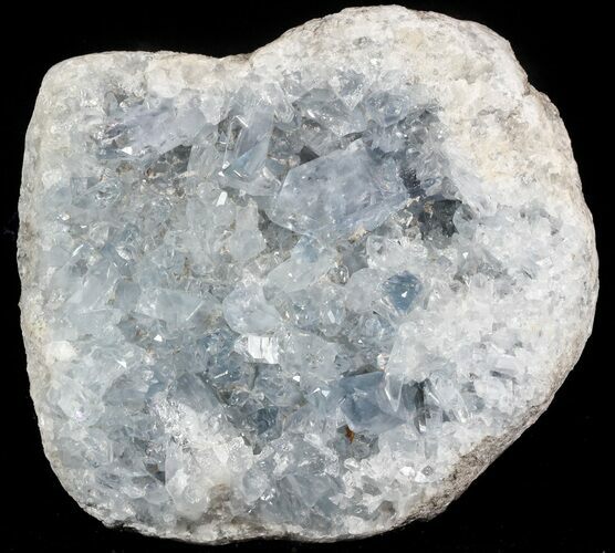 Celestine (Celestite) Crystal Cluster (Geode) - Madagascar #45637
